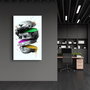 Wallity CAM-1092 - Pintura Decorativa de Vidrio Templado Impresión UV, 46 x 72 cm